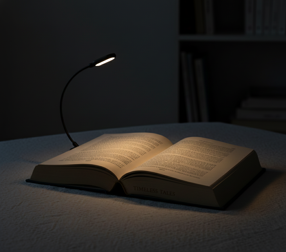 Eye-Caring Clip Book Light For Reading