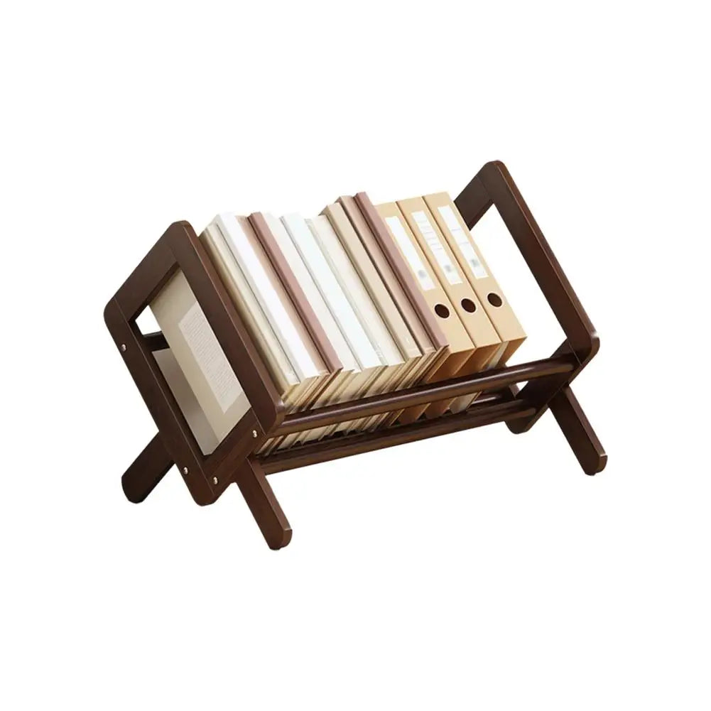 Bambusová knihovna ve tvaru A