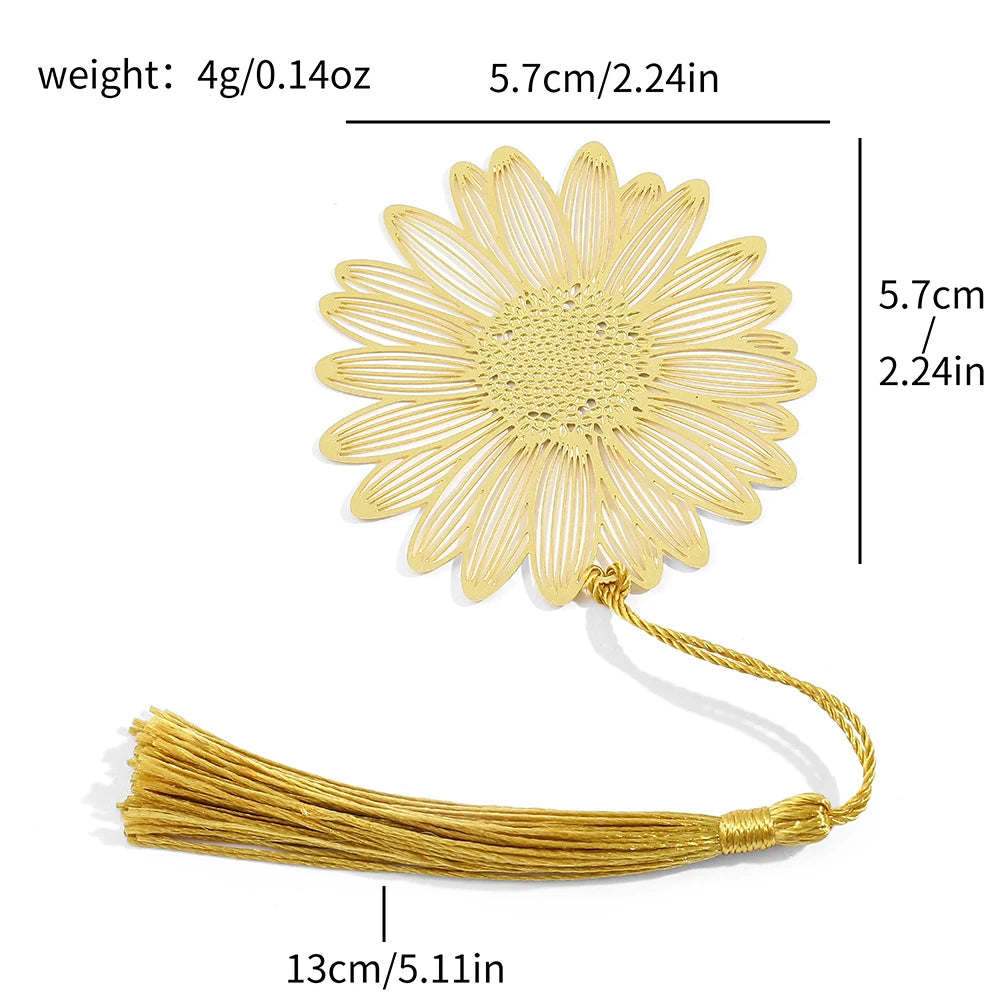 Vintage Flower Leaf Book Marks