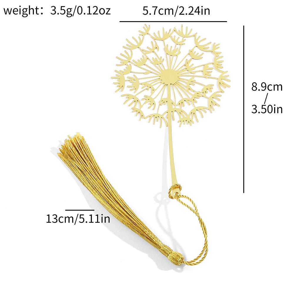 Vintage Flower Leaf Book Marks