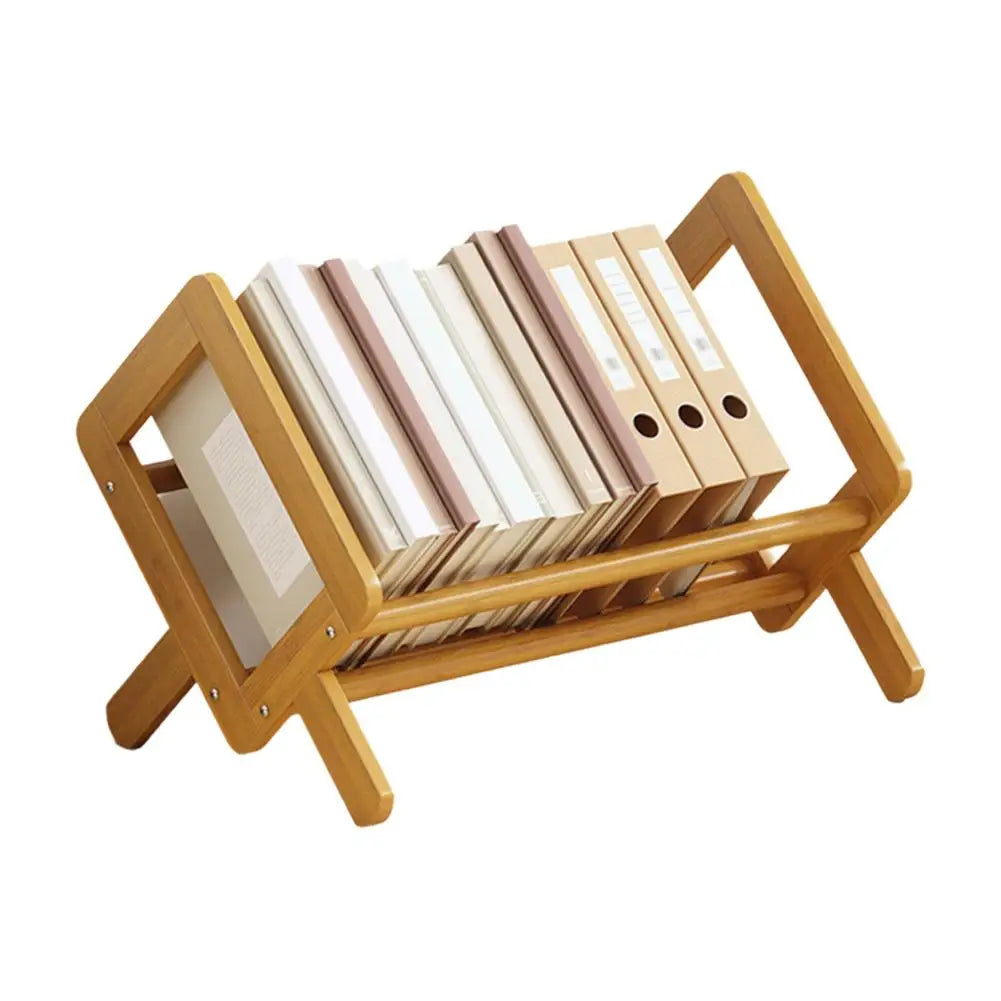 Bambusová knihovna ve tvaru A