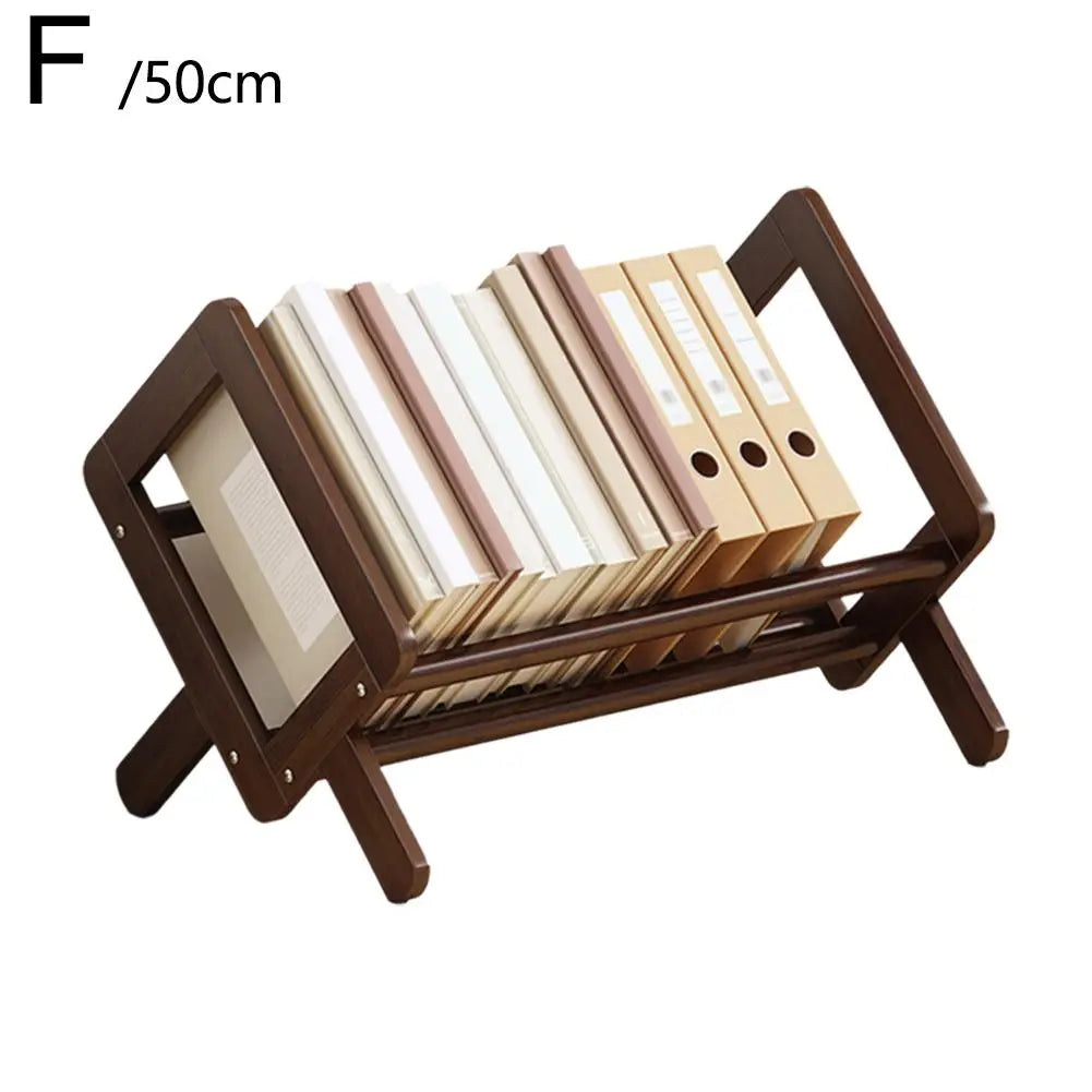 Bambus-A-Rahmen-Bücherregal