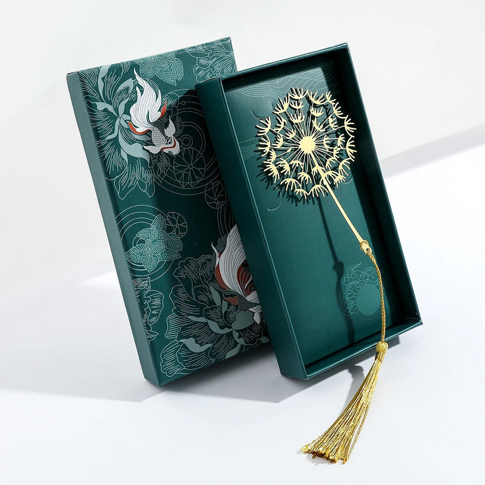 Vintage Flower Leaf Book Marks