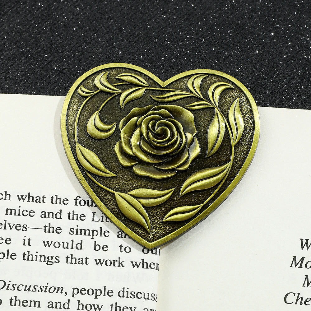 Vintage motýl vážka knižní spona