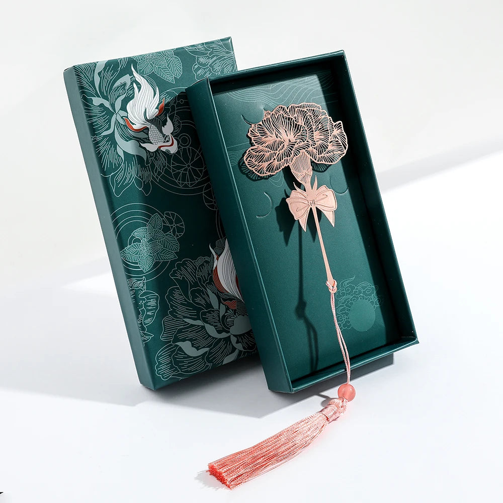 Vintage Flower Leaf Book Marks