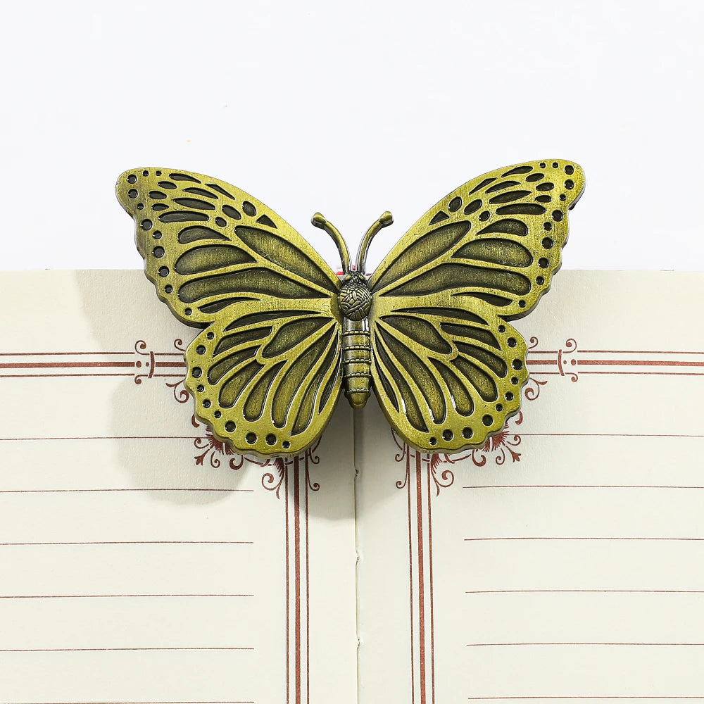 Vintage Schmetterling Libelle Buchclip