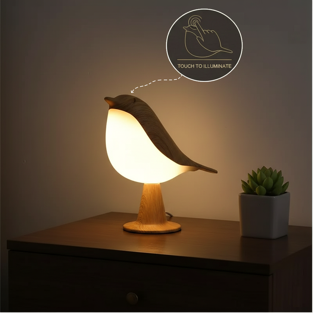 Bird Lamp Touch Control