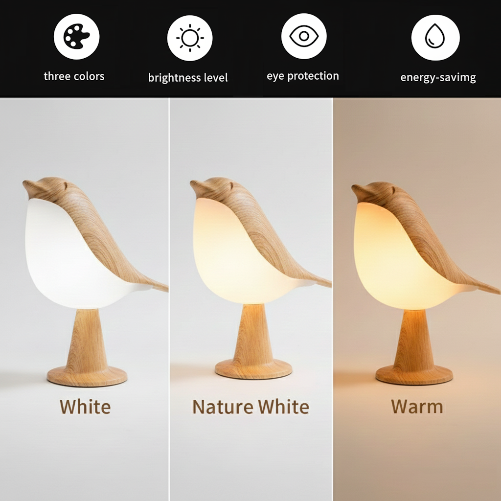 Bird Lamp Touch Control